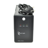 ДБЖ Ritar RTP850L-U (510W) Proxima-L, LED, AVR, 2st, USB, 2xSCHUKO socket, 1x12V9Ah, plastik Case. NEW!