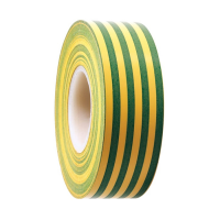 Ізолента CHNT 0,16 мм*18 мм*20 м (жовто-зелена), 600v, temp: -5°С/+ 80°С, 10 шт. в уп. ціна за упак.