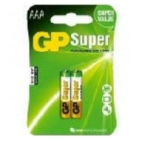Батарейка GP Super 24A-2UE2, щелочная AAA, 2 шт в блистере, цена за блистер Код: 330651-09