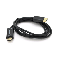 Кабель VEGGIEG DH-402 Display Port (тато) на HDMI (тато) 1.5m, Black, Пакет Код: 361922-09