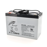 Аккумуляторная батарея AGM RITAR HR12340W, Gray Case, 12V 90.0Ah ( 307 х 169 х 210 (215 ) 29.00kg Q1/48