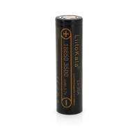 Акумулятор 18650 Li-Ion LiitoKala Lii-35A, 3500mah (3550-3650mah）, 3.7V (2.75-4.2V), Black, PVC BOX Q2, цiна за 1 шт