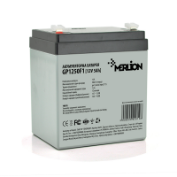 Аккумуляторная батарея MERLION AGM GP1250F1, 12V 5Ah ( 90 х 70 х 101 (106) ), 1.4 kg Q10/480 Код: 394602-09