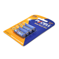 Батарейка сольова PKCELL 1.5V AAA/R03, 4 штуки у блістері ціна за блістер, Q12/144 Код: 356002-09