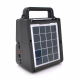 Ліхтар переносний KENSA FP-05-W-S-L+Solar+FM+MP3+Bluetooth+AUX, 2 лампи дод. освітлення, 2 режими, заряд від 5V, батарея 2*18650, Box