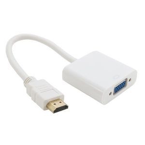 Конвертер micro HDMI (папа) на VGA(мама) 30cm, White, 4K/2K, Пакет Код: 353642-09