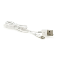 Кабель iKAKU YUANZHUANG charging data cable series for iphone, White, длина 1м, 2,4А, BOX