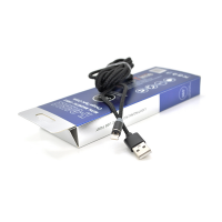 Магнитный кабель PiPo USB 2.0/Lighting, 2m, 2А, тканевая оплетка, бронированный, съемник, Black, BOX