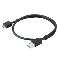 Кабель Usb 3.0 AM to Micro-B black 1.5m для жестких дисков