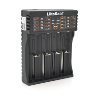 ЗУ универсальное Liitokala lii-402, 4 канала,LCD дисплей, поддерживает Li-ion, Ni-MH и Ni-Cd AA (R6), ААA (R03), AAAA, С (R14) Код: 368742-09