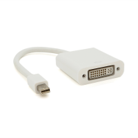 Конвертер mini Display Port (папа) на DVI(мама) 30cm, White, 4K/2K, Пакет