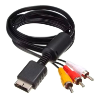 Композитний кабель AV для PlayStation PS2, 1.8м Код: 414382-09