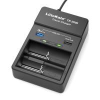ЗУ універсальне Liitokala Lii TR-2000 + USB1-QC 3.0, USB2-5V 2.4A