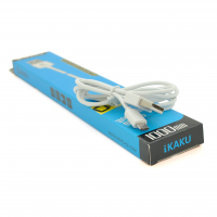 Кабель iKAKU XUANFENG charging data cable for micro, White, длина 1м, 2,1А, BOX Код: 361022-09