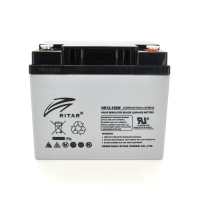 Акумуляторна батарея AGM RITAR HR12150W, Gray Case, 12V 40.0Ah ( 198 х 166 х 169 (169 ) 12.40kg Q1/48 Код: 351593-09