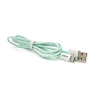 Кабель iKAKU KSC-723 GAOFEI smart charging cable for micro, Green, длина 1м, 2.4A, BOX