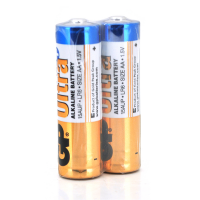 Батарейка GP Ultra Plus 15AUP-2S2, щелочная AA, 2 шт в вакуумной упаковке, цена за упаковку Код: 331133-09