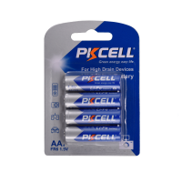 Батарейка литиевая PKCELL LiFe 1.5V AA/FR6, 4 шт в блистере (упак.48 штук) цена за блист.Q12 Код: 370323-09