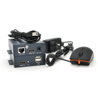 Одноканальный активный удлинитель HDMI сигнала по UTP кабелю. Дальность передачи: до 100 метров, cat5e/cat6e 1080P/3D. Управление через USB