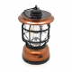 Лампа-ліхтар SW-1933T, 3LED, диммер, корпус-пластик, ударостійкий, USB кабель + Solar, акум 18650, Black, BOX