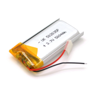 Литий-полимерный аккумулятор 5*20*35mm (Li-ion 3.7В 500мА·ч) Код: 393403-09