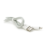 Кабель iKAKU KSC-723 GAOFEI smart charging cable for iphone, Gray, длина 1м, 2.4A, BOX