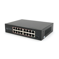 Комутатор Merlion MS1016 16 портів Ethernet 10/100 Мбіт/сек. метал AC220V. Код: 394573-09