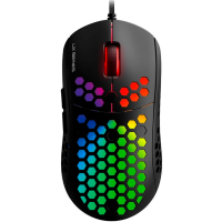 Ігрова миша провідна RAPTOR UX2 X, 6 кнопок, 200-4800 DPI, Led Lighting RGB, 1,8 м, Win7/8/10 Mac OS, Black, COLOR BOX Код: 424483-09