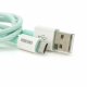 Кабель iKAKU KSC-723 GAOFEI smart charging cable for micro, Green, длина 1м, 2.4A, BOX