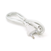 Кабель питания 1.5m, 0.5mm, PC-184/2 CEE7/16-C7 2 pin (для бытовой техники), White, OEM Q500