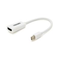 Конвертер VEGGIEG MH-W MiniDisplay Port (папа) на HDMI(мама), 25cm, White, Пакет Код: 354133-09