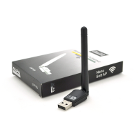 Беспроводной сетевой адаптер с антенной 10см Wi-Fi-USB LV-UW10SRK - 8188, 802.11bgn, 150MB, 2.4 GHz, WIN7/XP/Vista/2K/MAC/LINUX, Blister White Q