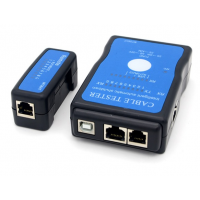 Кабельный тестер Merlion M726ATUSB, RJ-45+USB, батарейки в комплекте нет