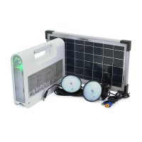 Портативный фонарь BRAZZERS BRPF-CF80/18, Solar panel 18W, LiFePO4 - 80Wh, DC: 2x3.2V, USB:: 1x5V/2A, 2x6W Led лампы 1м, 9W встроенный фонарь, BOX, Q6