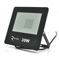 Прожектор SLIM LED RITAR RT-FLOOD30A, 30W, 36xSMD2835, IP65, 3000Lm, 6500K (100%), PF>0.9 Ra>70, 185*200*25mm