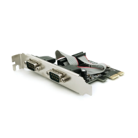 Контроллер PCI-Е=>RS232(9Pin)+RS232(9Pin), 2 порта, TX382B-2S, BOX