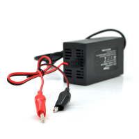 Зарядний пристрій для акумулятора з індикатором 12V / 1,5A , ОЕМ (110*59*40) 0,14кг Код: 398113-09