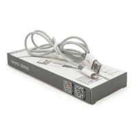 Кабель iKAKU KSC-723 GAOFEI smart charging cable for iphone, Gray, длина 1м, 2.4A, BOX Код: 412293-09