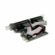 Контроллер PCI-Е=>RS232(9Pin)+RS232(9Pin), 2 порта, TX382B-2S, BOX