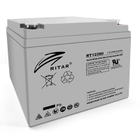 Акумуляторна батарея AGM RITAR RT12280, Gray Case, 12V 28Ah (166х178х125)