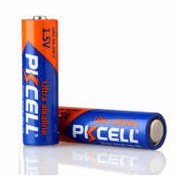 Батарейка лужна PKCELL 1.5V AA/LR6, 2 штуки у блістері ціна за блістер, Q12 Код: 329663-09