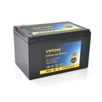 Аккумуляторная батарея литиевая Vipow 12 V 20Ah с элементами Li-ion 18650 со встроенной ВМS платой, (3S10P) (151х98х95(101))мм Код: 351763-09
