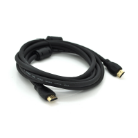 Кабель Ritar PL-HD347 HDMI-HDMI 19+1, Ultra HD 4Kx2K, 2160P, 1.0m, v2,0, OD-6.0mm, с фильтром, круглый Black, коннектор Gold, Пакет, Q250