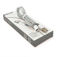Кабель iKAKU KSC-723 GAOFEI smart charging cable for micro, Gray, длина 1м, 2.4A, BOX
