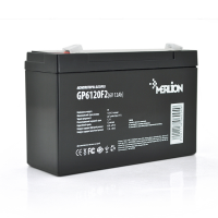 Аккумуляторная батарея MERLION AGM GP6120F2 6 V 12Ah ( 150 x 50 x 95 (100) ), 1.87 kg Q10 Код: 398094-09