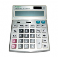 Калькулятор AX 9800V, 31 кнопка, сріблястий, розміри 200х155х50, Box Код: 389664-09