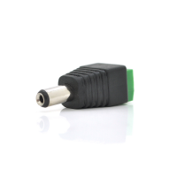Роз'єм для підключення живлення DC-M (D 5,5x2,1мм(2,5мм)) з клемами під кабель (Black Plug) Код: 361114-09
