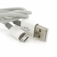 Кабель iKAKU KSC-723 GAOFEI smart charging cable for micro, Gray, длина 1м, 2.4A, BOX