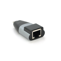 Переходник Type-C (папа)/RJ-45(мама), chip:RTL8153, 1000Mbps, Black