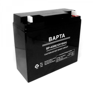 Аккумуляторная батарея ВАРТА 12V 18Ah, (181х77х167 мм), 5кг, Black, Q4